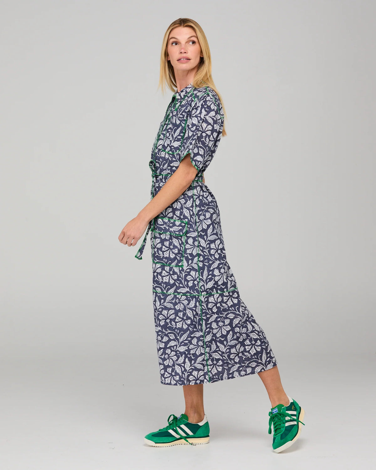 Rishi Dress Izumi Navy by Boom Shankar