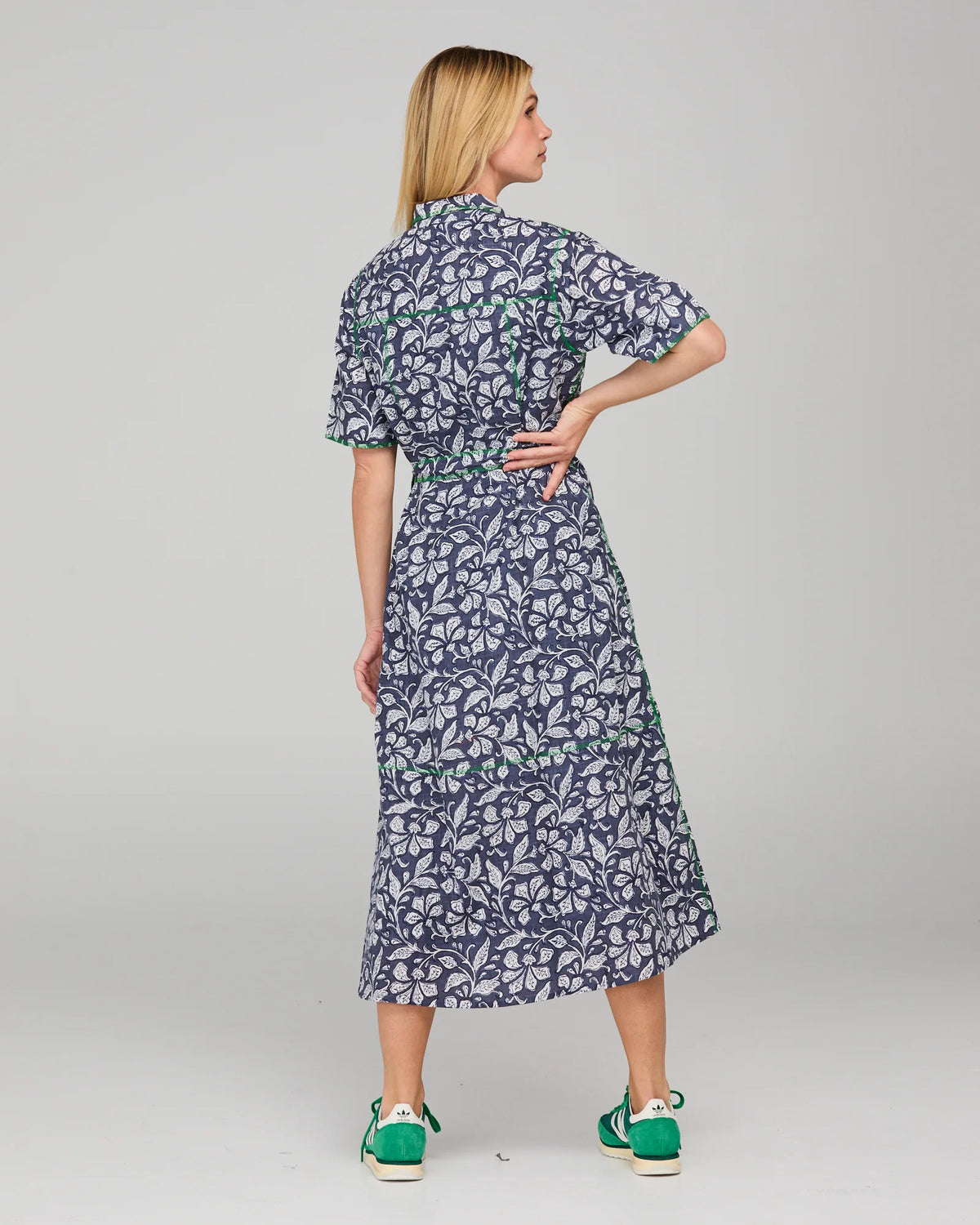 Rishi Dress Izumi Navy by Boom Shankar