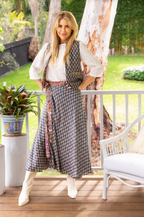 Shasha Wrap Skirt by Cienna