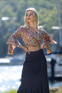 Shula Frill Tie Top by Cienna