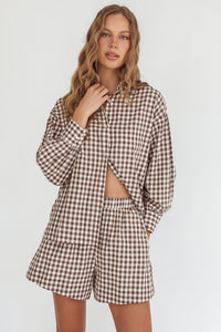 Daisy Check Shirt by Indikah