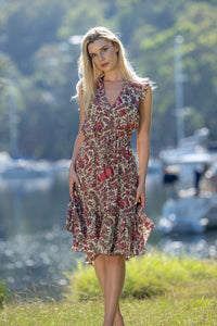 Shula Frill Dress by Cienna