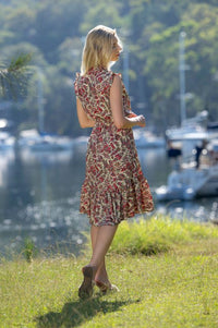 Shula Frill Dress by Cienna