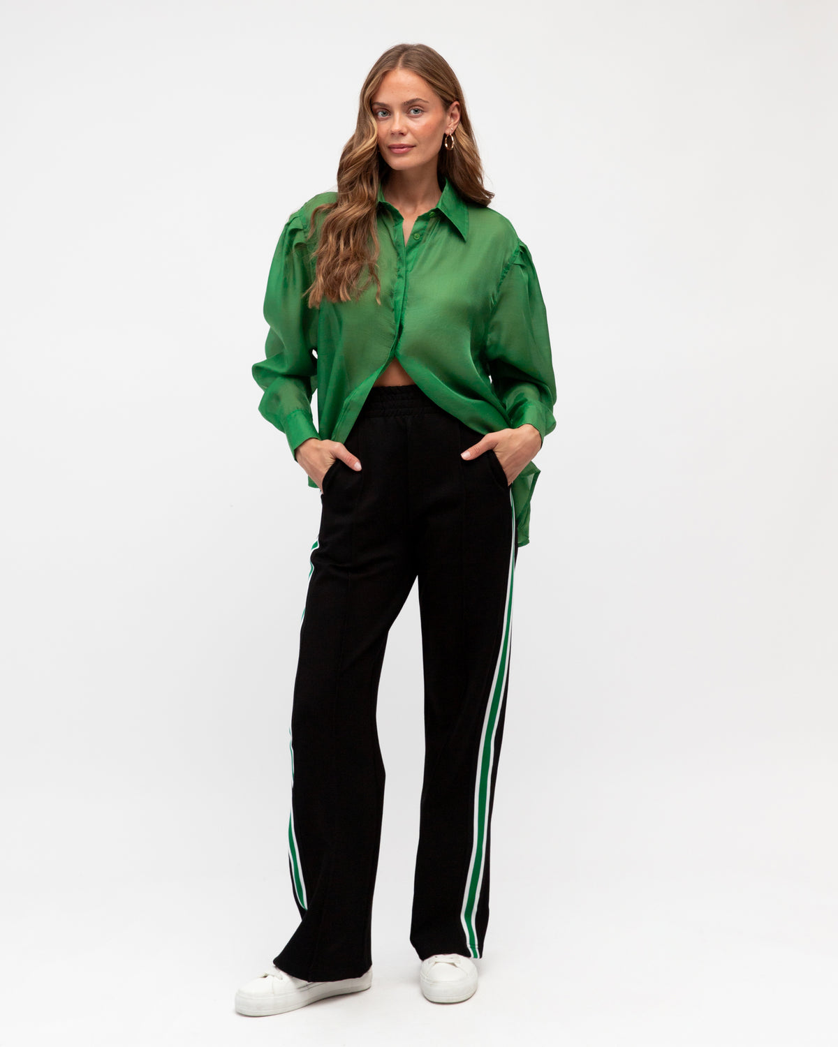 Side Tracked Ponti Pant by Ebby and I