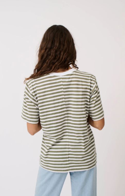 Sophie Tee Palm Stripe by Cartel & Willow