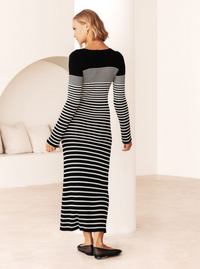 Stripe Knit Dress