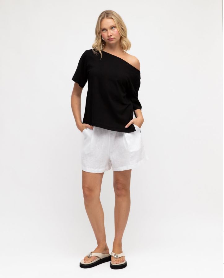 Jenna Boat Top by White Closet