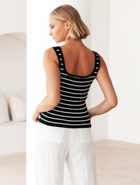 True Knit Stripe Tank