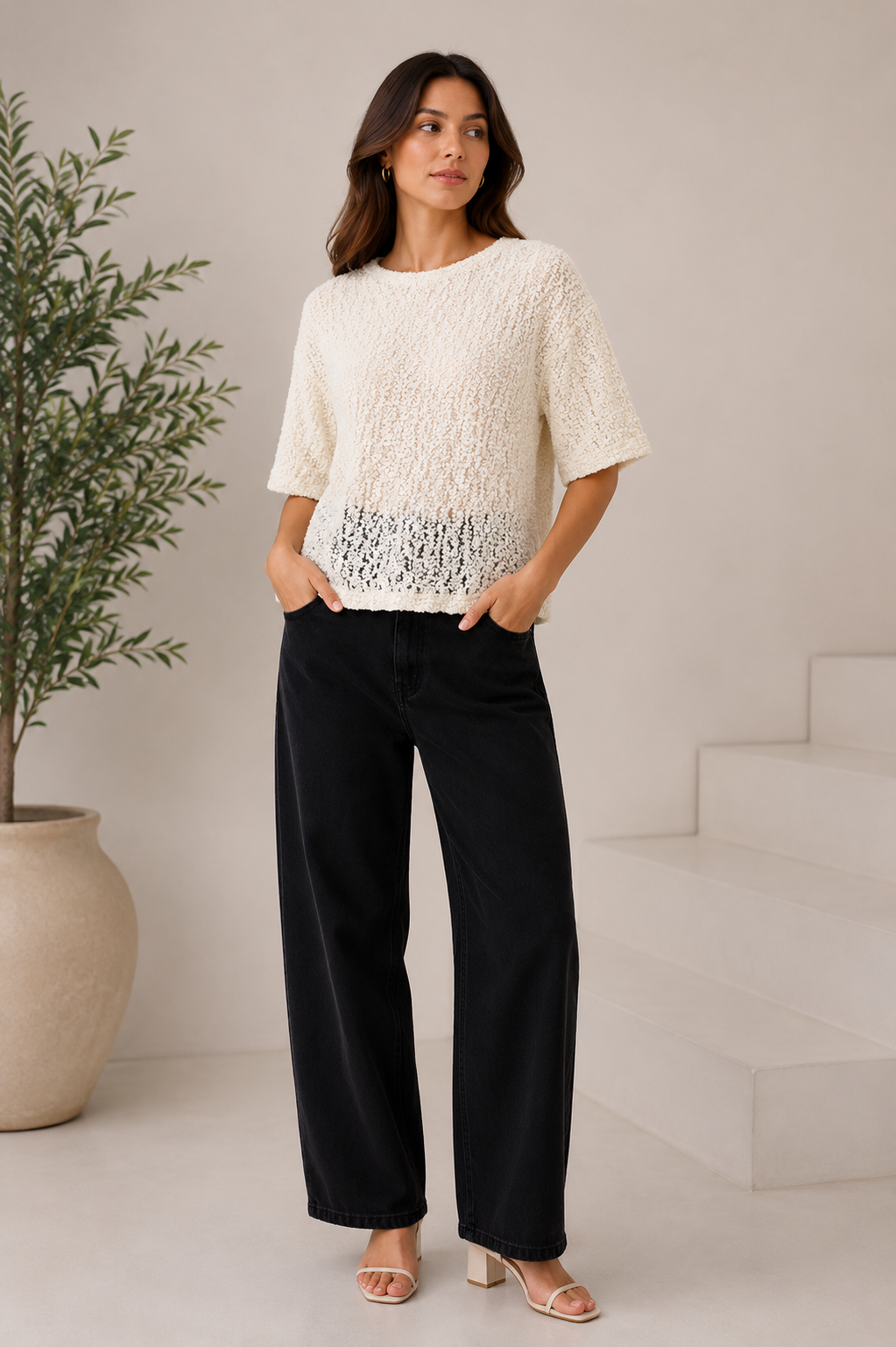 Stardust Lace Top