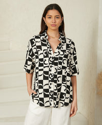 Selina Print Shirt