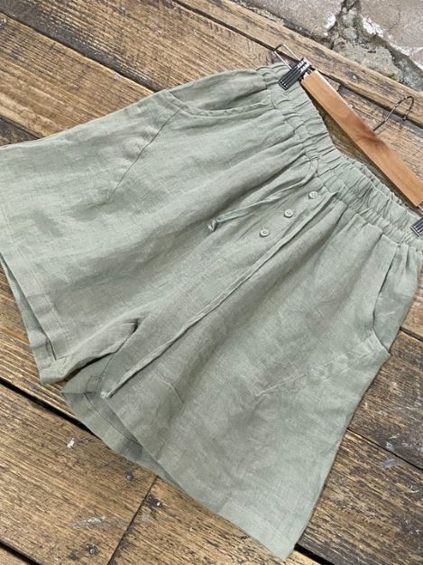 Willow Linen Shorts by Worthier