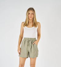 Willow Linen Shorts by Worthier