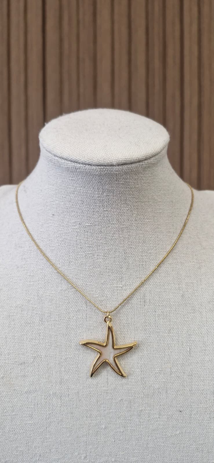 Mother of Pearl Starfish Pendant Necklace