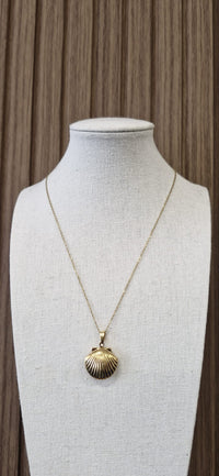 Soleil Shell Locket Necklace