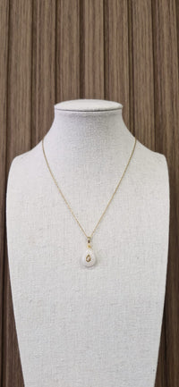Minimalist Gold Avocado Pendant Necklace