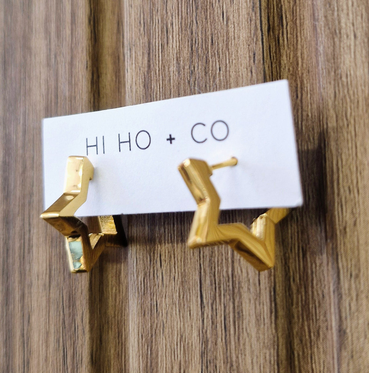 Gold Sirius Star earring