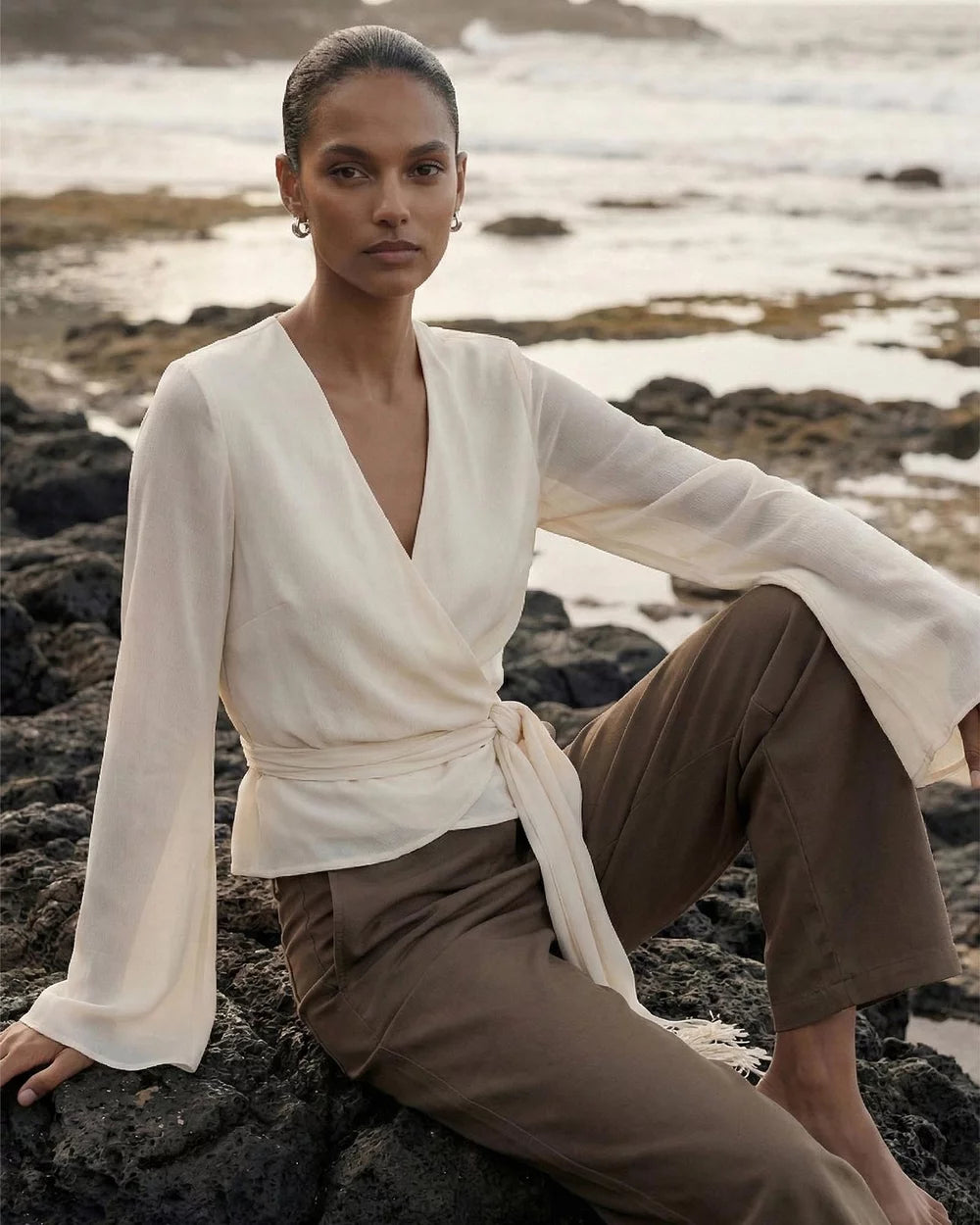 Willow Wrap Blouse