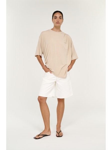 Zelle Draped Oversize Tee