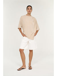 Zelle Draped Oversize Tee