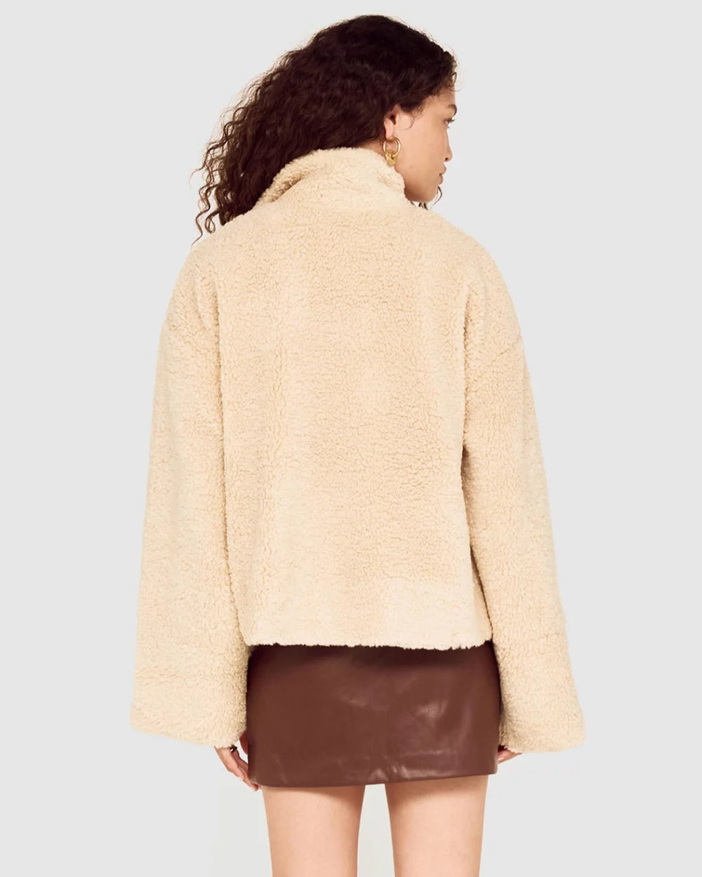 Mink Sherpa Jacket
