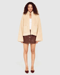 Mink Sherpa Jacket