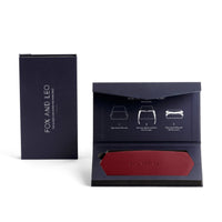 Fox and Leo Glasses Case - Burgundy