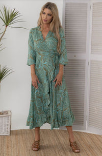 Aruba Wrap Dress by Cienna