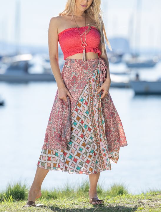 Binda Wrap Skirt by Cienna