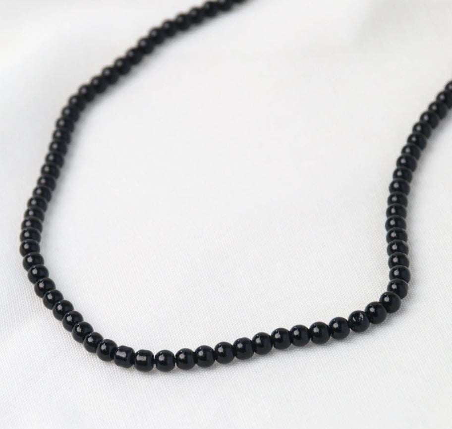 BLC Obsidian Beaded Necklace