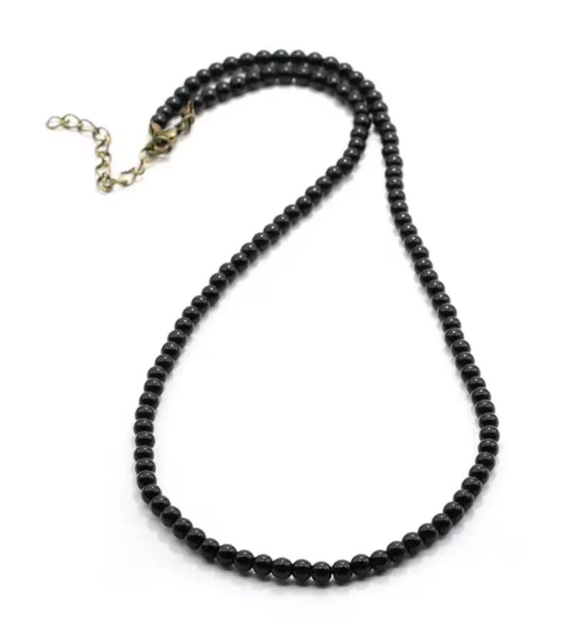 BLC Obsidian Beaded Necklace