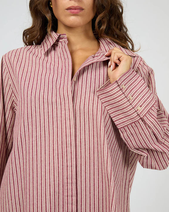 Bordeaux Shirt by Silent Theory