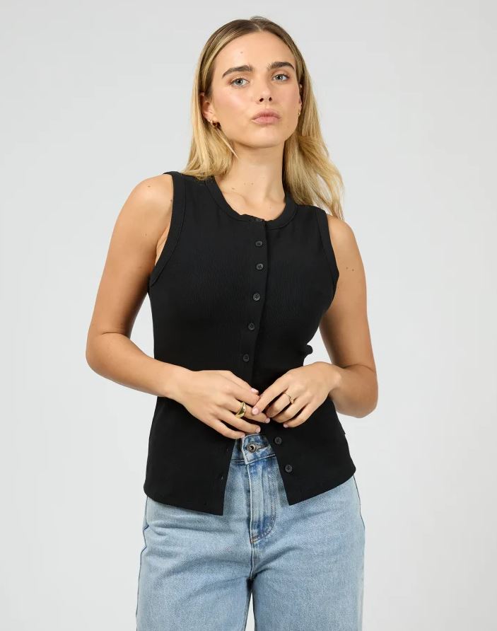 Button Up Tank by Silent Theory