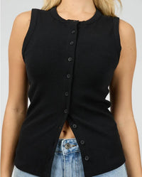 Button Up Tank by Silent Theory