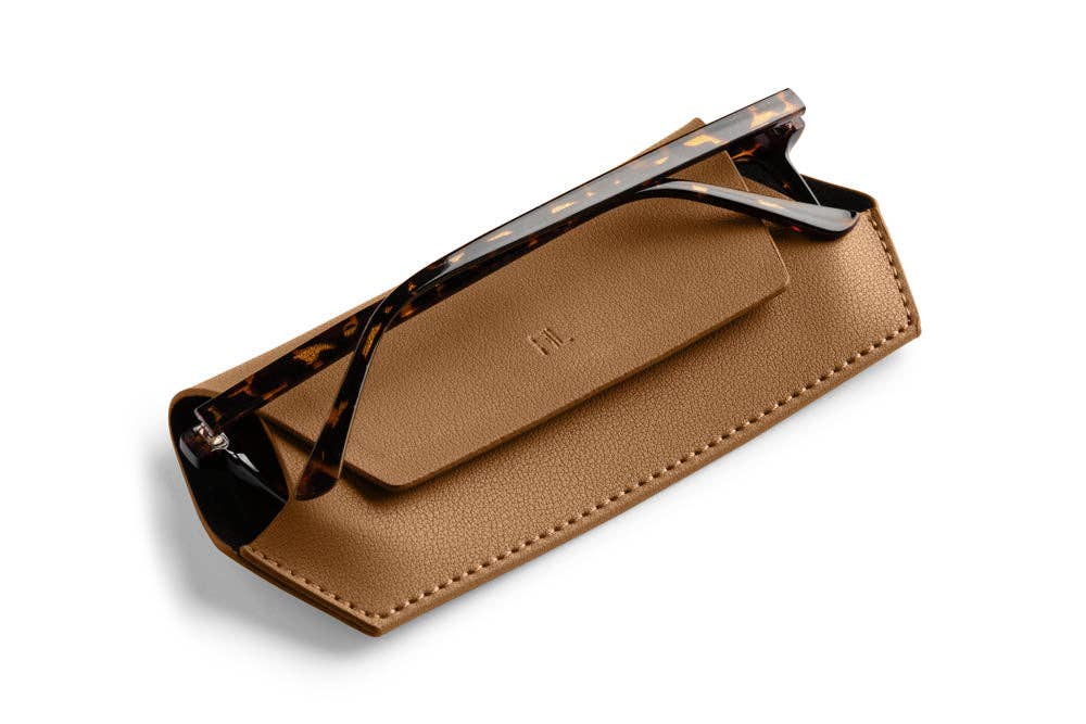 Fox and Leo Glasses Case - Tan