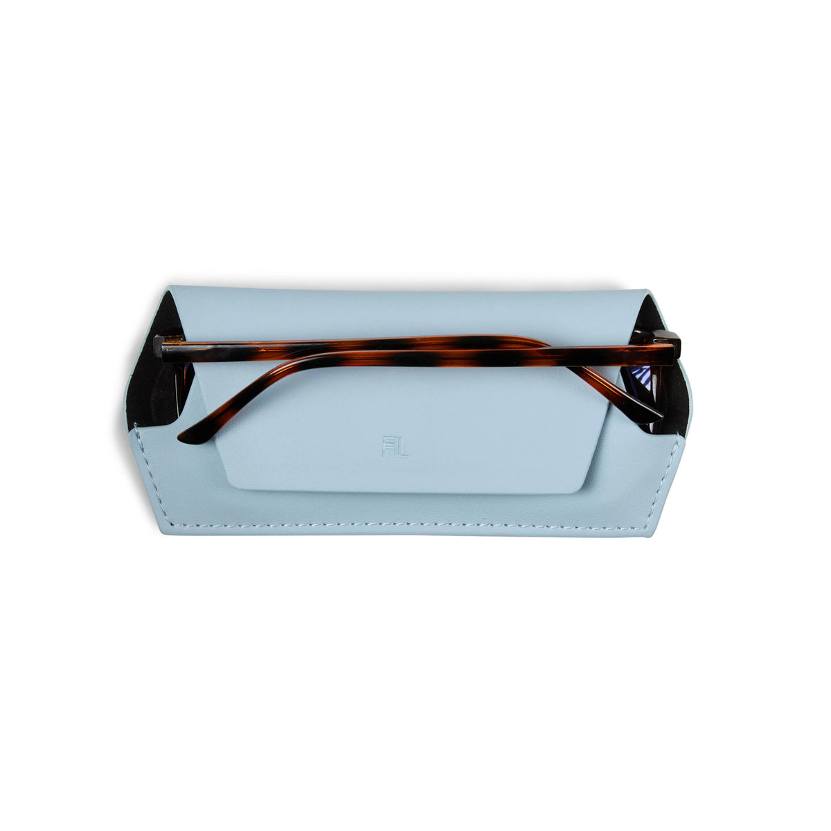 Fox and Leo Glasses Case - Sky Blue