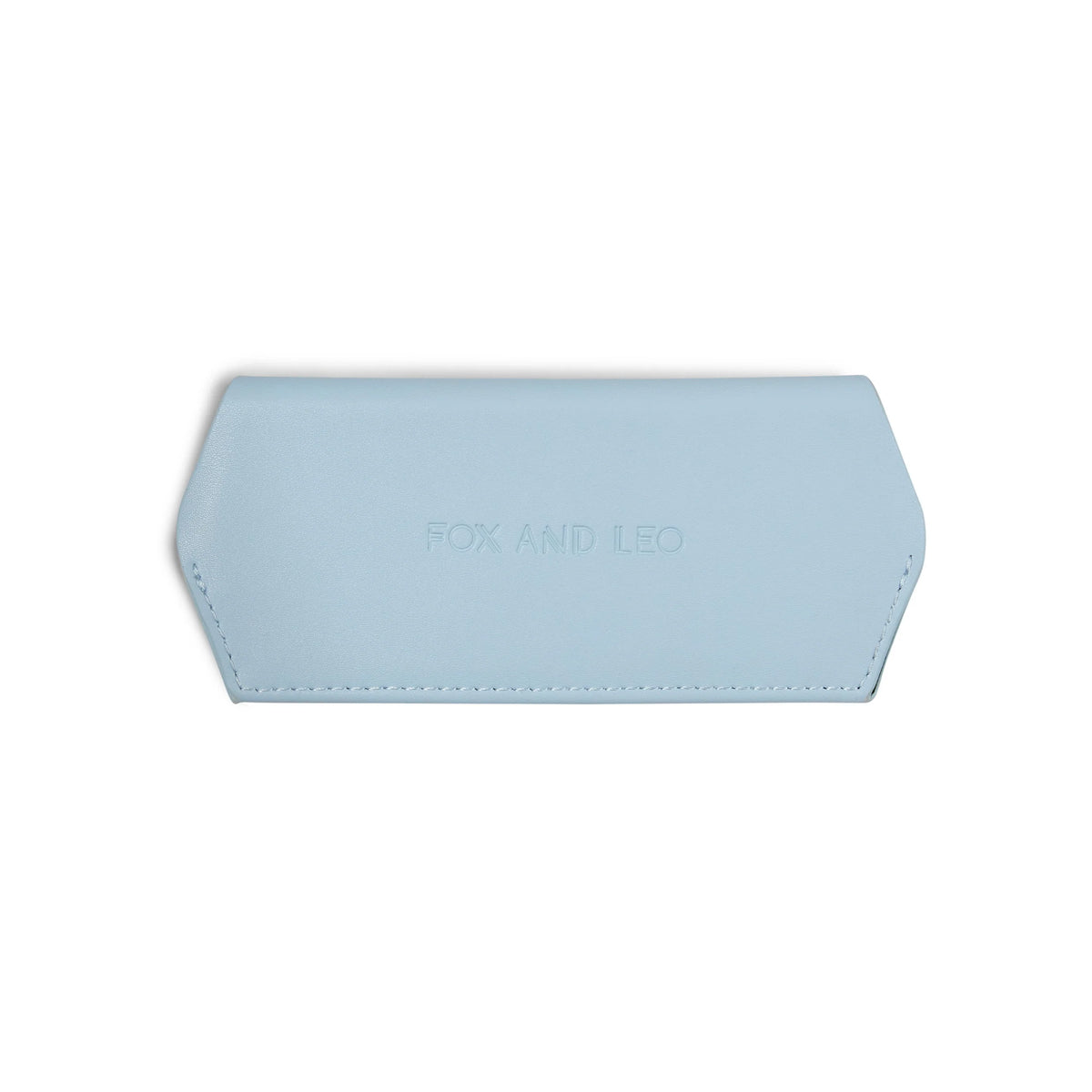 Fox and Leo Glasses Case - Sky Blue