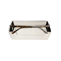 Fox and Leo Glasses Case - Ostrich Stone