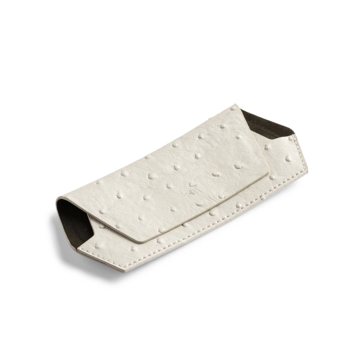 Fox and Leo Glasses Case - Ostrich Stone