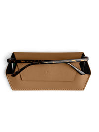 Fox and Leo Glasses Case - Tan