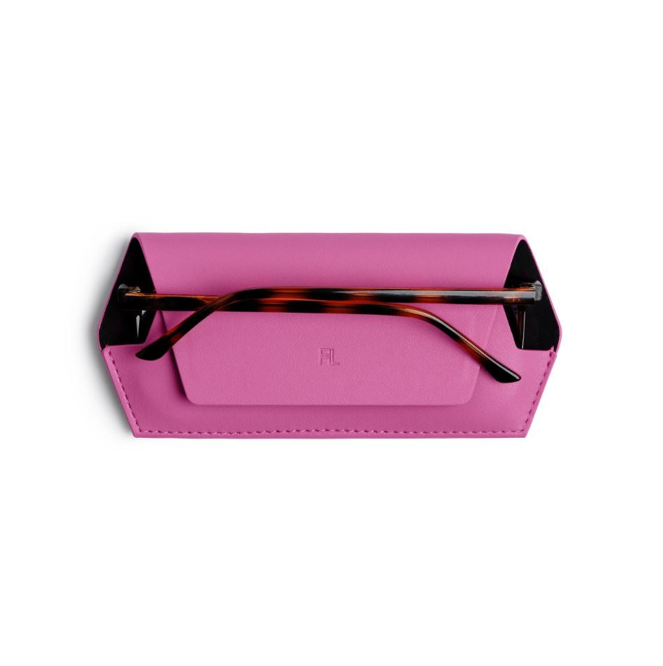 Fox and Leo Glasses Case - Hot Pink