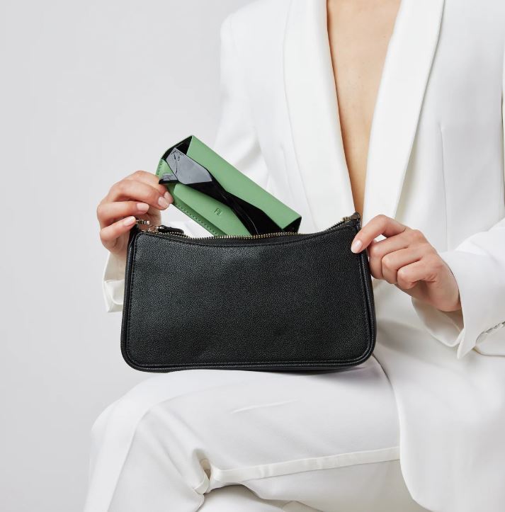 Fox and Leo Glasses Case - Sage