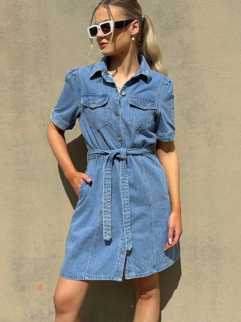 Tammy Denim Shirt Dress