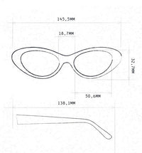 Lina Cat Eye Sunglasses OK029 by Okkia