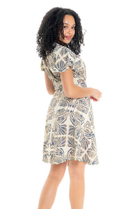 Roman Short Wrap Dress