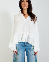 Bejewelled Barrel Jean