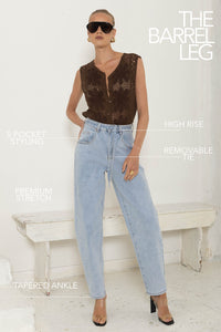 Annabelle Barrel Jean by Ave