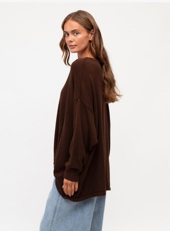 Chocolate Oohlala Jumper by Label of Love