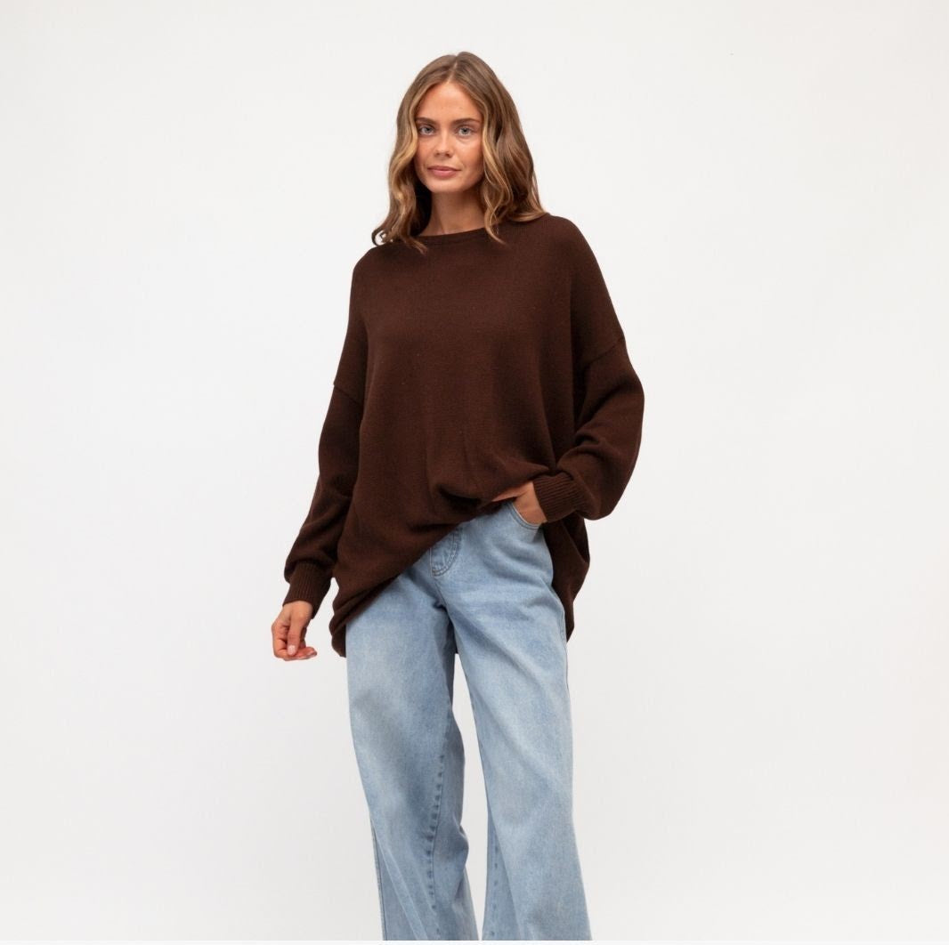 Chocolate Oohlala Jumper by Label of Love