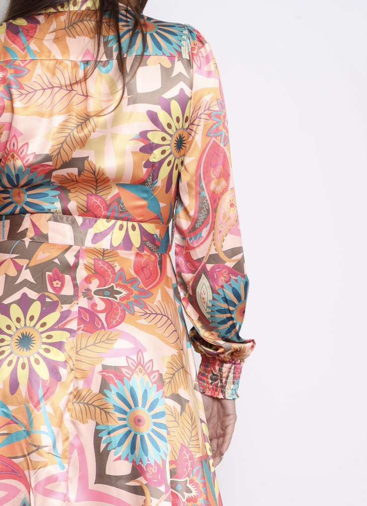 Johanna Print Shirt Dress