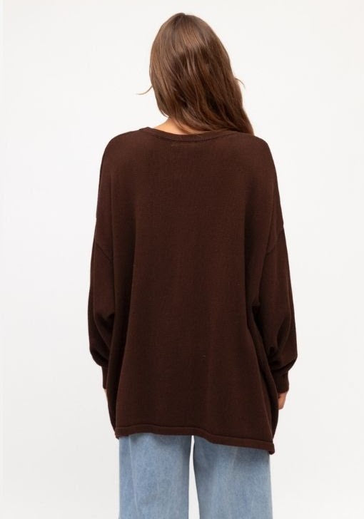 Chocolate Oohlala Jumper by Label of Love